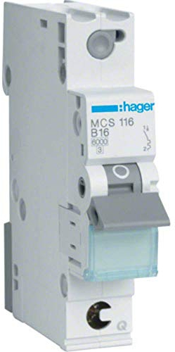 Busch-Jaeger MCS116 LS-Schalter 1P 6kA C-16A QC Quick Connect 1M