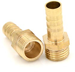 Male BSP Thread 3/4 Male Thread Pipe Fitting 10 mm Barb Hose Tail Connector for Pond/Pool/Hose Pipe Adapters (Pack of 2)