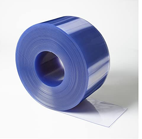 PVC Door Strip/Strip Curtain - 200mm x 2mm x 25m ROLL Clear - Warehouse Coldroom Chiller Butcher Fork Lift Roller Shutter