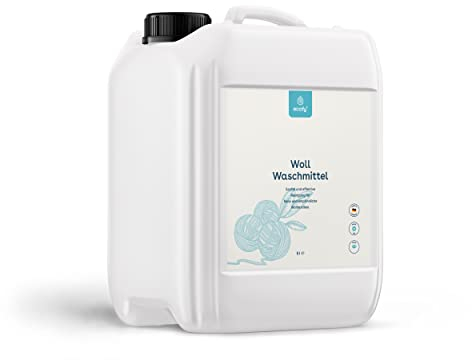 eco:fy Detersivo per lana e seta, per pelli liquide con lanolin Wollwalk Merino lana vergine (5 litri)