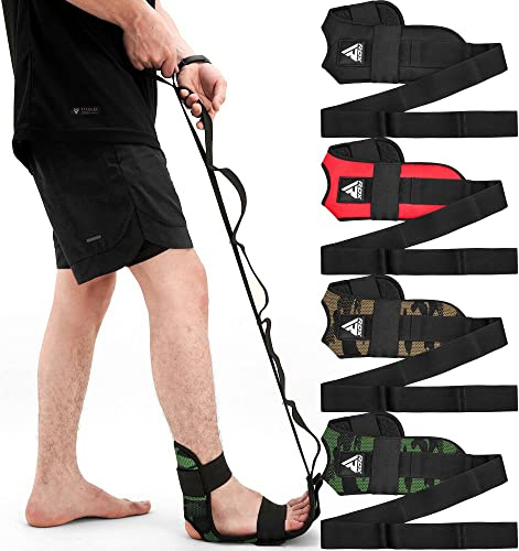 RDX Cinturón de Estiramiento de Yoga, Correa de Yoga Fitness del del Tobillo, Correa del Ejercicio de Estiramiento de Múltiples Bucles para Ejercicios Físicos, Ballet