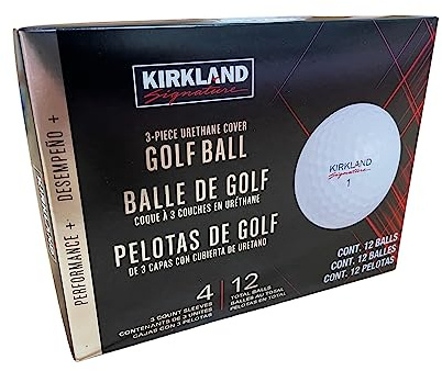 KIRKLAND Signature Golf Balls 3 Piece Urethane Cover 12 Golf Balls