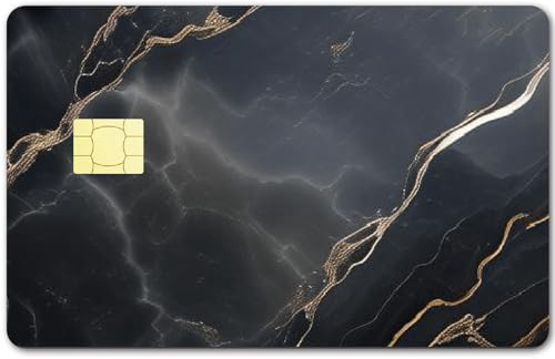 CREATCABIN 4 Pegatina de Piel de Tarjeta de Mármol,Pieles de Tarjetas de Crédito de Débito Que Cubren Calcomanías Protectoras de Tarjetas Bancarias,Extraíbles,Impermeables,Sin Burbujas,Decoración