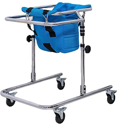 Andador con ruedas de altura ajustable para niños con parálisis cerebral, adecuado para rehabilitación de altura, marco de pie, ayuda para caminar para discapacitados