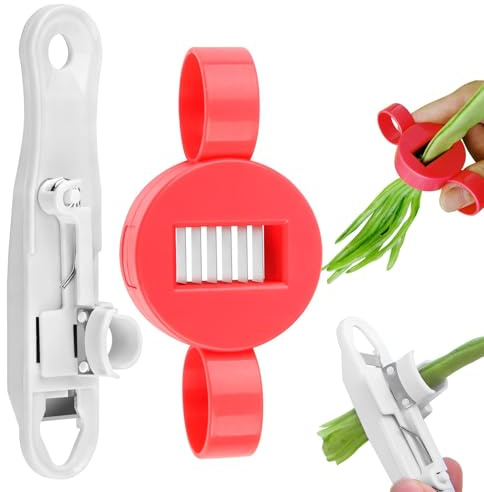 2 Pack Runner Bean Slicer and Stringer with Sharp Stainless Steel Blades – Cabbage Shredder and Vegetable Mandoline Cutter – Fast Kitchen Bean Cutting Tool Dishwasher Safe 2pcs Runner Bean Slicer
