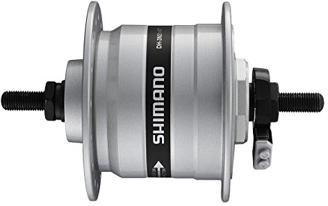 Nabendynamo DH-3N31 silber Mutter, 36 Löcher