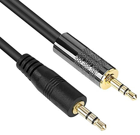 Movo MV-RC100 3.5mm Male Line-in to Male Microphone Attenuator Cable for HDSLR Cameras