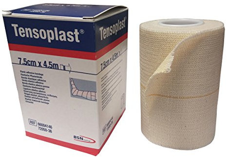 Tensoplast elastico adesivo per bendaggio, 7,5cm x 4,5m