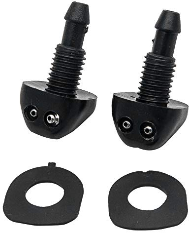 Rondelle Buse à jet en Maso 2 x universel pare-brise de voiture Rondelle d'essuie-glace Buse Jet Spray DIY fenêtre avant Paire