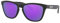 Oakley Frogskins Sunglasses, Matt Black/Prizm Violet, 55 Mm Men's