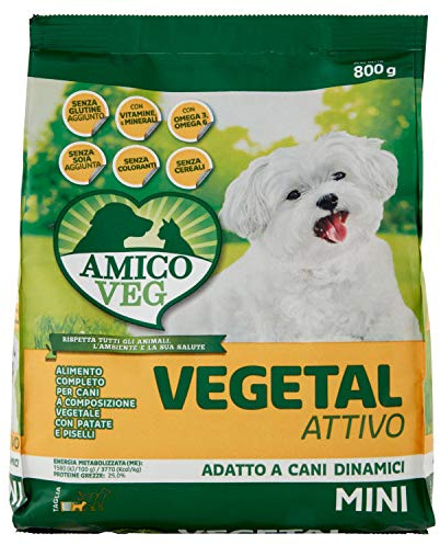 Amico Veg Attivo Vegetal Crocchette Cane, 800g