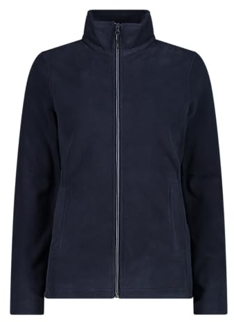 CMP Giacca in Pile Full Zip da Donna - 33H2356 (L, Blu Scuro)