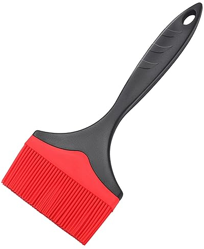 Pennello da pasticceria extra large in silicone, 10 cm, extra largo, per grigliare, resistente al calore, per spalmare olio, burro, salsa per cucinare, cuocere, barbecue, lavabile in lavastoviglie