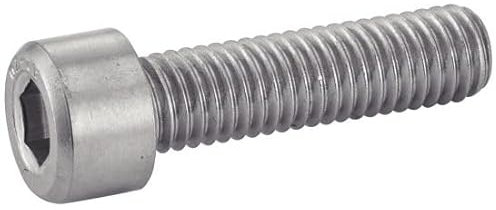 Vis métaux tête cylindrique 6 pans creux inox A2 DN 912 6X20 boîte de 200 - ACTON - 622016X20