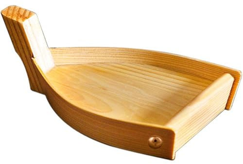 Ymxygz Barco De Sushi, Barco De Madera, Plato De Sushi, Plato De Sashimi Japonés, Plato De Especias Japonés, Bandeja De Aperitivos, Plato para Servir para Restaurante