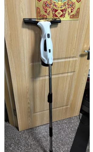 Window Vac Cordless Telescopic Window Cleaner Handheld Window Hoover Rechargeable Window Cleaning Kit with 150ml Dirty Water Tank for Car Windows Tiles Mirrors Glass