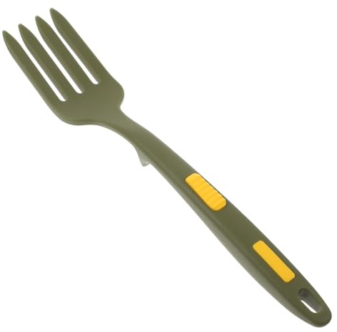 Toyvian Fourchette Silicone Multifonction Anti-dérapante Fourchette Légère et Pratique pour Salade Accessoire de Cuisine Portable pour Dîner à Domicile et Restauration