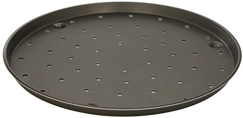 LACOR - 67836 - Molde Pizza Aluminio con Orificios 36 cm - Negro