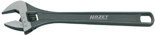 Hazet 279-18 Chiave a Forchetta Semplice, Regolabile, Nero, Lunghezza 458 mm