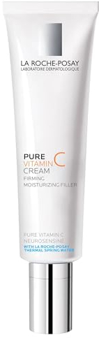 La Roche Posay Tratamiento Anti-arrugas Ligero, Reafirmante e Iluminador, Cuidado Dermatológico Antioxidante, Apto para Piel Normal a Mixta, Fórmula con Vitamina C Pura, Redermic C, 40 ml