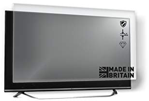 TV Screen Protector from 19 inch to 75 inch ULTIMATE Anti UV Acrylic for QLED, OLED, LCD, LED Plasma 3D HDTV (44-45)