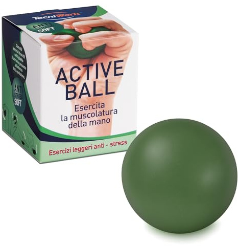 TECNIWORK Active Ball - Balle en Polymer Gel consistance Soft
