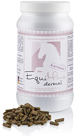 EquiMove Dermal (1,5 kg) | für Haut, Fell, Hufe | bei Sommer-Ekzem ausgezeichnet verträglich | hochdosiert Biotin, Zink, Lycopene, Mangan, Actrisave