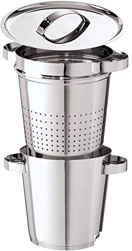 SAMBONET. S-Pot Kochtöpfe 24 cm mit Deckel und Korb Pasta 51301-24 d 24 h 24 cm lt 8