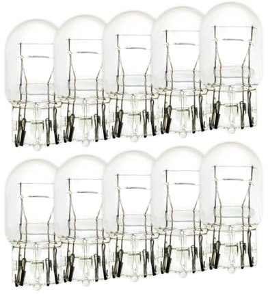 Lanuovx 10Pack 580 W21/5W 7443 Brake Light Bulb 12V 21/5W W3x16Q Daytime Running Lights Stop/Tail Bulbs for Cars, Trucks, Vans Dual Filament W3x16Q Socket