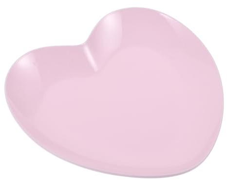 FOMIYES Bandeja De Metal Forma De Corazón Para Guardar Joyas Bandeja Para Llaves y Anillos De Acero Inoxidable Mesita De Noche