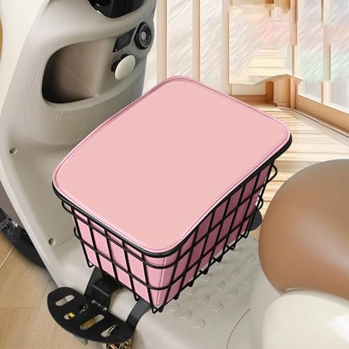 Elektrisk Cykelhundhållare, Hundcykelsäte, Vattentät, Med Fotstöd, Lämplig For Husdjur Som Väger Upp Till 40 Kg (88 Lbs), Kompatibel Med Elcyklar Och Elskotrar(Pink)