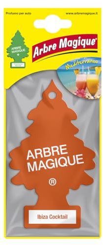 LAMPA Désodorisant Arbre Magique 'Ibiza Cocktail', Orange