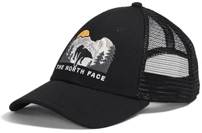 The North Face Unisex Embroidered Mudder Trucker Hat, TNF Black/TNF Black/Bea, One Size