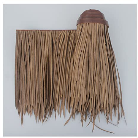 Rotoli di paglia di palma artificiale, 50 x 100 cm, Tiki bar capanna copertura erba per tetti decorativi, padiglioni e ombrelloni