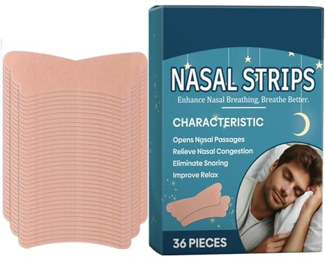 Cerotti Nasali - 36 Pezzi Strisce Per Naso | Strisce Ventilazione Patch