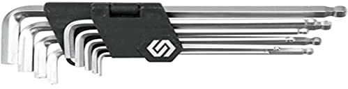 VOREL 56475 - llave hexagonal con bola de set 9pcs 2.5-10mm CRV