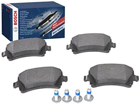 Bosch BP937 - Brake Pads Car Rear Axle - Bosch Quality - Reduced Noise and Dust - ECE-R90 Certified - Copper-Free - 1 Set of 4 Pads - With Accessories
