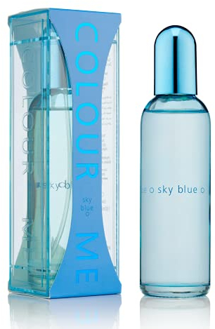 COLOUR ME Sky Blue Perfume for Women. 100ml Eau de Parfum. Luxury Fragrance - Ladies Perfume, Long Lasting Womens Perfumes by Milton-Lloyd