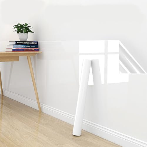 Electrostatic Wall Protective Film - Clear Plastic Static Cling Wall Protector Film, Removable Contact Paper Washable Protector Film Sticker for Wall, Cupboard, Sofa, Door, Furniture,Kitchen 40X500cm