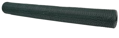 vidaXL Cerca Hexagonal Verde 1x50 m Acero