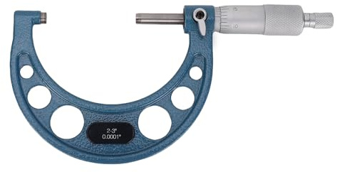 Yechiry Outside Micrometer, Professional 0.0001 Graduation Micrometer with Carbide Tips, Machinist Tool, Machinist with 2-3 Inch Measuring Range
