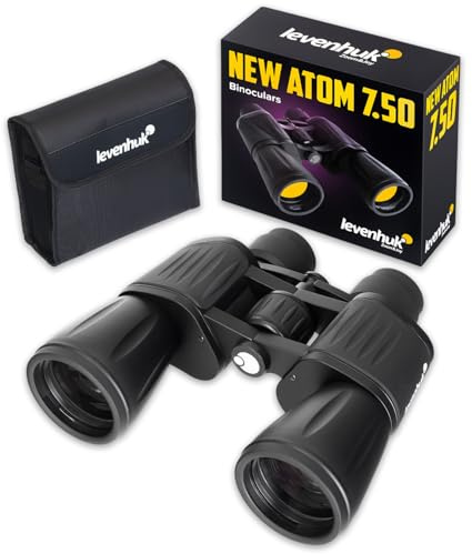 Levenhuk New Atom 7 x 50 — Proffesionell, kraftfull kikare för vuxna, med BaK4-prismor och FMC-lins, långdistans för fågelskådning, vandring och jakt, vattentät