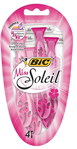 BIC Damen-Rasierer Miss Soleil, 1 Packung (1 x 4 Stück)
