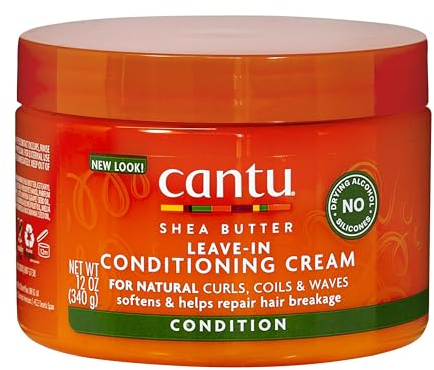 Cantu Shea Natural Leave In Conditioning Cream, 1er Pack (1 x 340 g)
