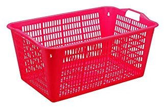 Cesta Contenitore Milleusi Porta Biancheria Grande In Plastica 59x38x28cm