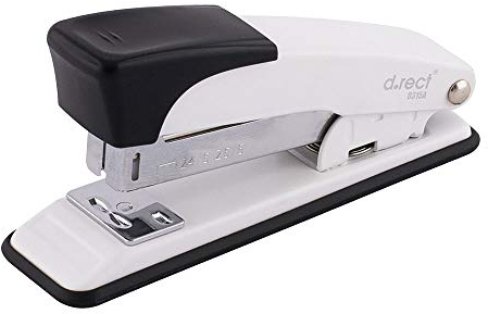 D.RECT 315A Metallheftgerät, Hochleistungsheftgerät, Büroheftgerät, Industrieheftgerät, Tischheftgerät, Hefter 30 Blatt, Tacker für Büro, Heftgerät für den Schreibtisch, farbig sortiert