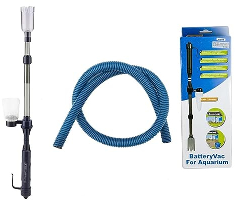 HUKITECH AquaVac - Aquarium Vacuum Cleaner - Gravel Vacuum Cleaner - Mulm - Vacuum Cleaner - Aquariums - Vacuum Cleaner - Water Change - Hose - Water Pump - Pump - Device