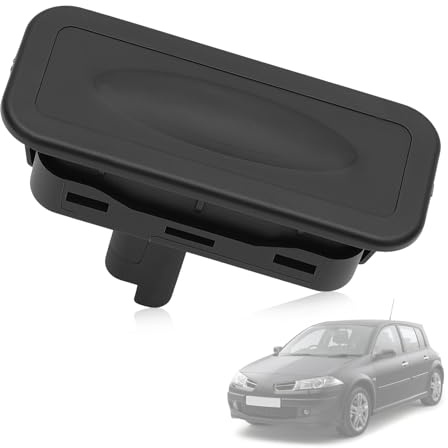 Bouton Ouverture Coffre pour Clio 3 Megane 2, KASturbo Interrupteur de Hayon Commutateur pour Scenic Laguna Kangoo Captur Modus 8200076256