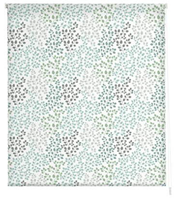 Estoralis Flores y Plantas | Estor Enrollable Diseño Moderno | Translúcido Estampado Digital | Modelo F-1562 | 150 x 180 cm (Ancho/Alto) Tamaño Tela 147 x 175 cm | Estores para Ventanas y Puertas
