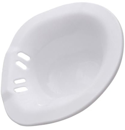 HOMSFOU Vasca Portatile 1 Pz Bidet Dedicato Bianco Per Anziani Lavabo Privato In Plastica Semicupio